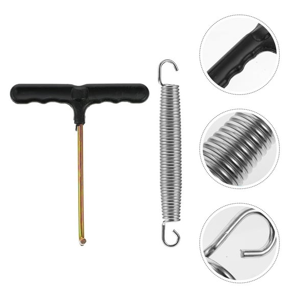 Raindrops 1 Set Trampoline Springs Replacement Galvanized Steel Wire Multi-Use Springs 20 Pcs