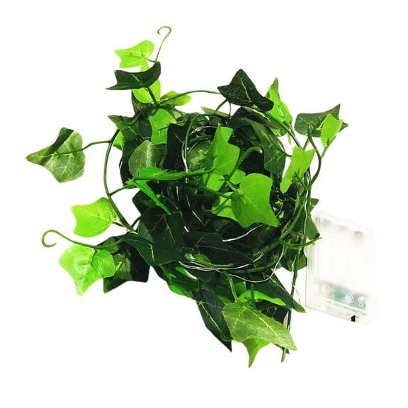 Raindrops 1 Set Vines for Bedroom Green Leaf String Light for Home Decor Style