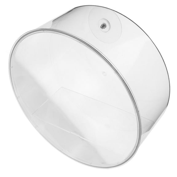 Raindrops Wall Mounted Round Display Shelf for Storage Made of Plastic Multi Color Fits Any Room Decor 1 Set