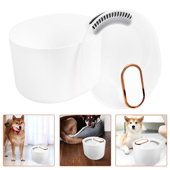 Raindrops 1Set Automatic White Cat Water Fountain with Smooth Surface and Sturdy Design