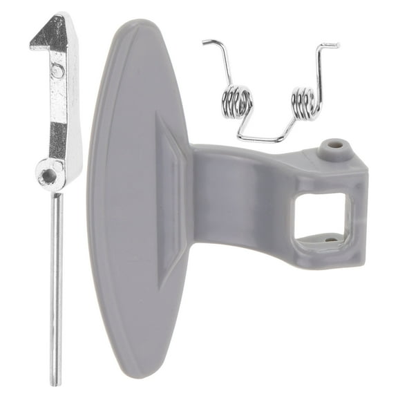 Raindrops 1 Set of Enhanced Functionality Washing Machine Door Handle Metal Silver