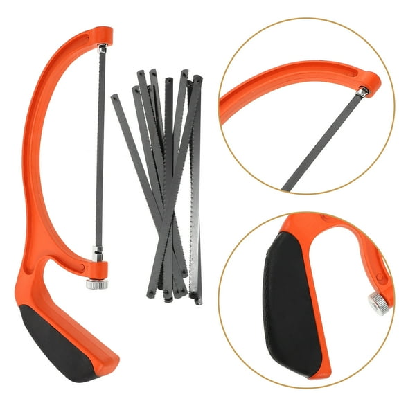 Raindrops 1 Set of Hand Saw Cutting Jigsaw U-Shaped Bow Saw Wood Processing Hacksaw DIY Wood Crafts Hacksaw