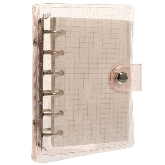 Raindrops 1 Set of Looseleaf Notebook Waterproof Binder 6Rings Binder Notebook Novelty Writing Notepad