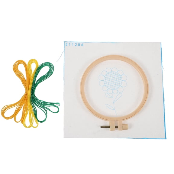 Raindrops 1 Set of Portable Embroidery Kit Multi Fabric for Beginners Leisure Activity