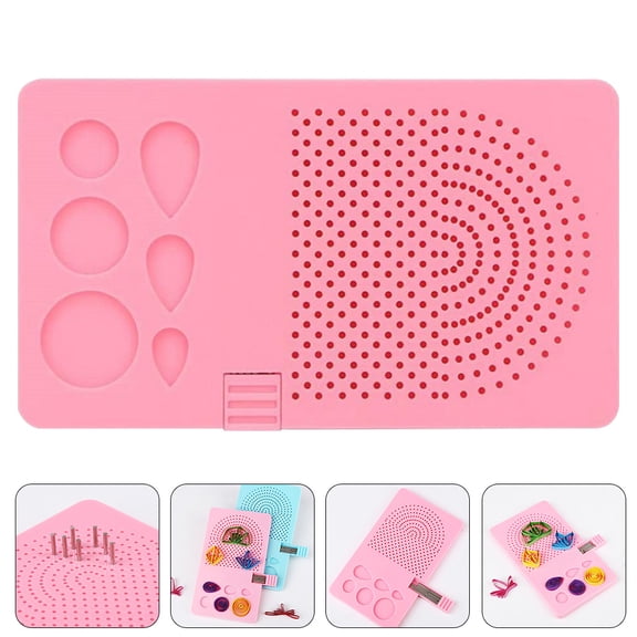 Raindrops 1 Set of Quilling Knitting Board Paper Crafting Board DIY Handmade Portable Quilling Crafts Tool