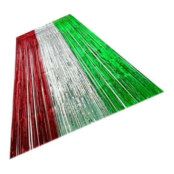 Raindrops 1 Set of Tinsel Curtains Fringe Backdrop Tinsel Backdrop Irish Party Hanging Decors