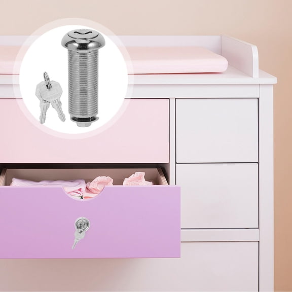 Raindrops 1 Set of Tool Box Lock Mailbox Lock Replacement Lock Keyed Toolbox Cabinet Lock