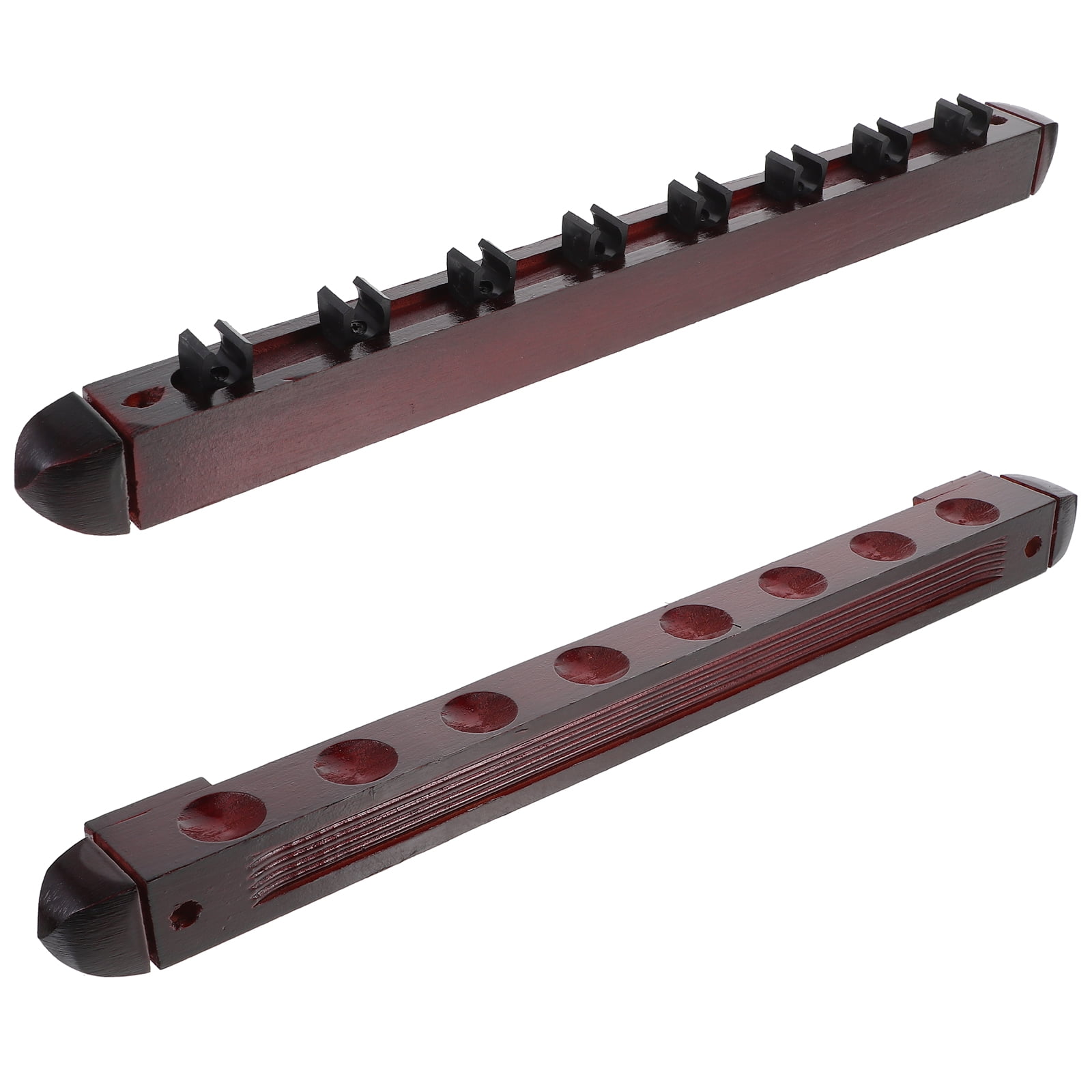 Raindrops 1 Set of Wall Mount Cue Rack Multi-Hole Cue Rack Wooden Pole ...