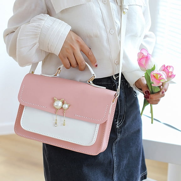 Raindrops Bag DIY Material PU Woven Handbag 1 Set