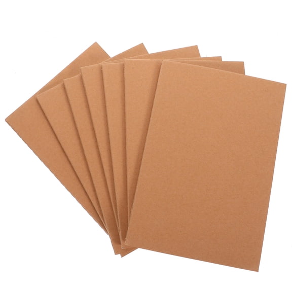 Raindrops 10 Books Small Blank Notebook Kraft Paper Student