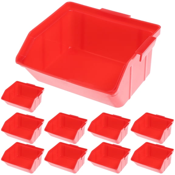 Raindrops 10 Cs/Package Garage Storage Bins Large Oblique Component Box Container