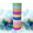thumbnail image 1 of Raindrops  10 PCS Arts Craft Creative Stickers Solid Color Tape Planner, 1 of 8