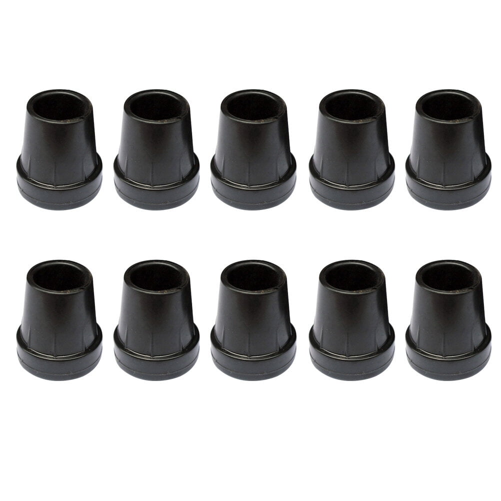 Raindrops  10 PCS Walking Stick for The Elderly Rubber Bands Crutches Non-slip Cane Tips