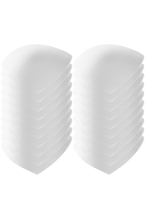 10 Pairs Bathing Suit Cup Inserts White Round Sponge Cotton Removable Breathable Coverage Bikini Sports