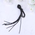 thumbnail image 1 of Raindrops Thin Waxed Black for Men’s Dress Shoes, 10 Pairs Replacement Laces, 1 of 8