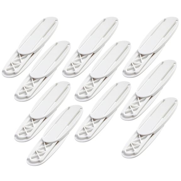 Raindrops 10 Pairs of Adhesive Socket Holder Wall mounted Cable Management Panel