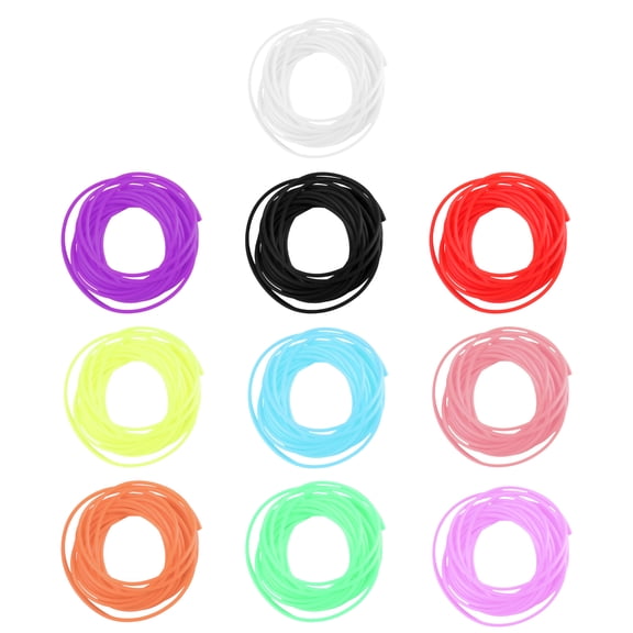 Raindrops DIY Necklace Hanging Rope Lanyard Silicone Accessories Hanging 10 Pcs