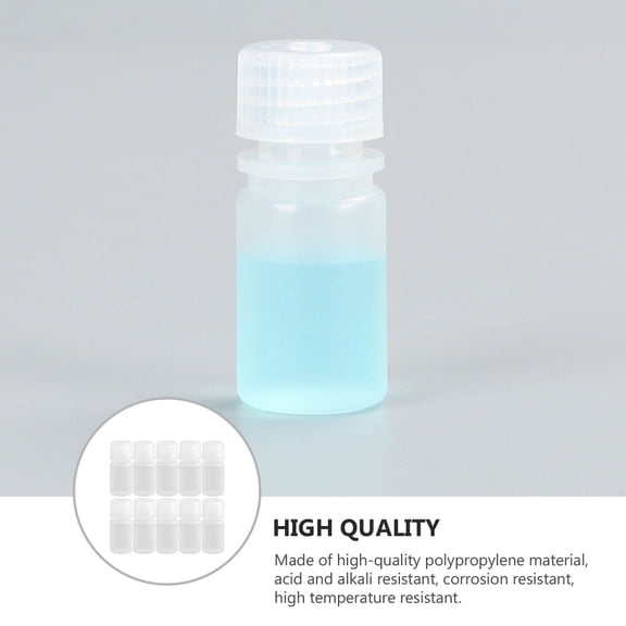 Raindrops 10 Pcs Acid Bottle Toxic-free Bottles Thermoplastic Travel