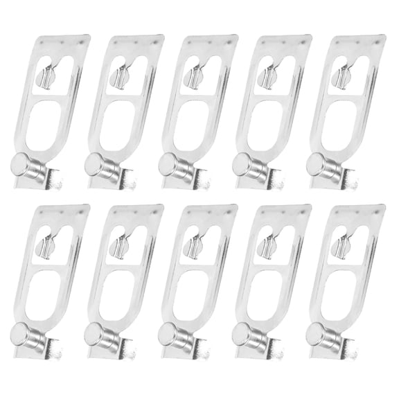 Raindrops 10 Pcs Adjustable Shelf Support Post Cabinet Brackets Silver