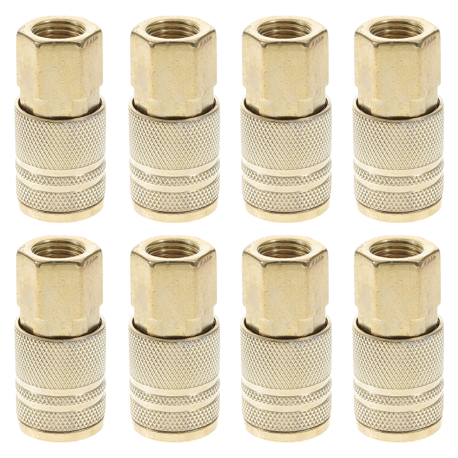 FOMIYES 10Pcs Air Hose Fittings Made of High Grade Iron with Quick Release for Air Compressor and Industrial Use