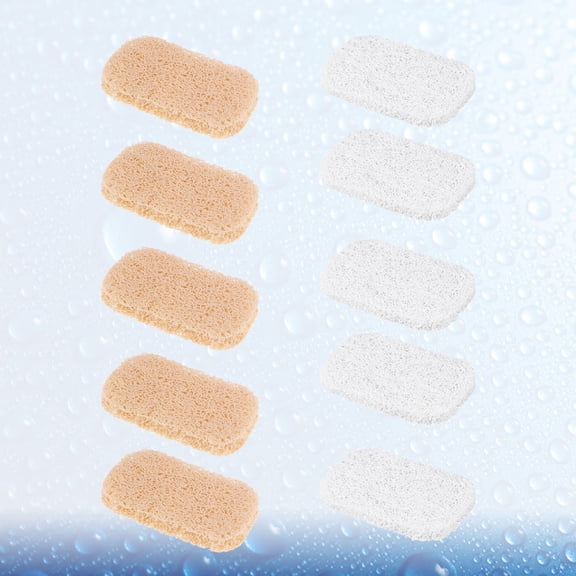 Raindrops 10 Pcs Anti-slip Soap Pad Savers Tray for Bathroom Sink Pads