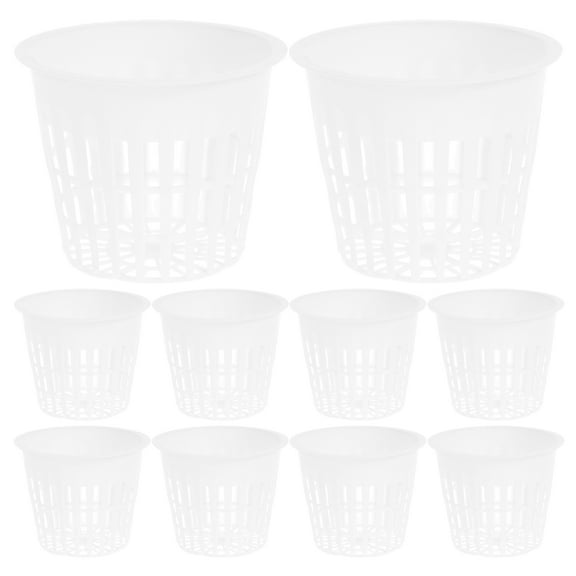 Raindrops 10 Pcs Aquaponics Growing System Fish Tank Hydroponic Orchid Pot
