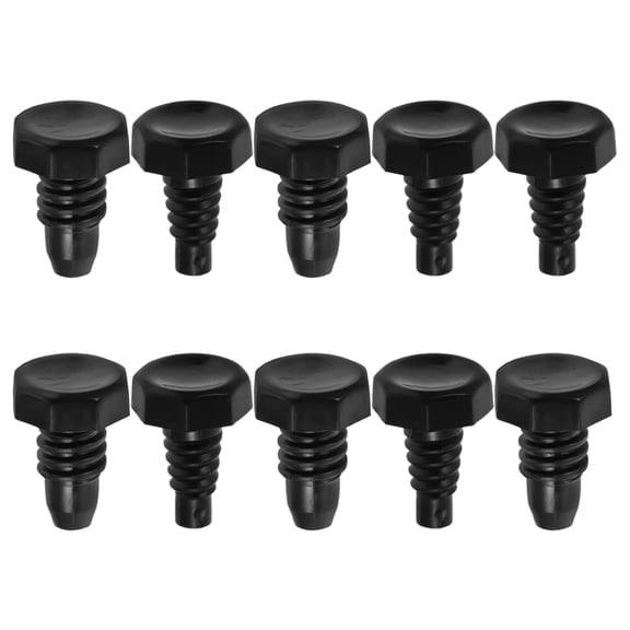 Raindrops Black Plastic Cue Cover with Billiard Chalk Holder, 10-Piece Set for Pool Table Accessories and Billiards