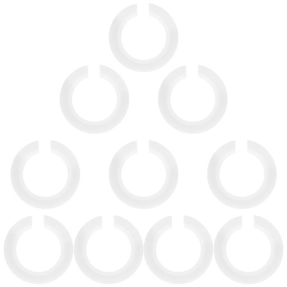 Raindrops  10 Pcs Bulb Socket Adapter Light Lamp Stand Converter E14 White