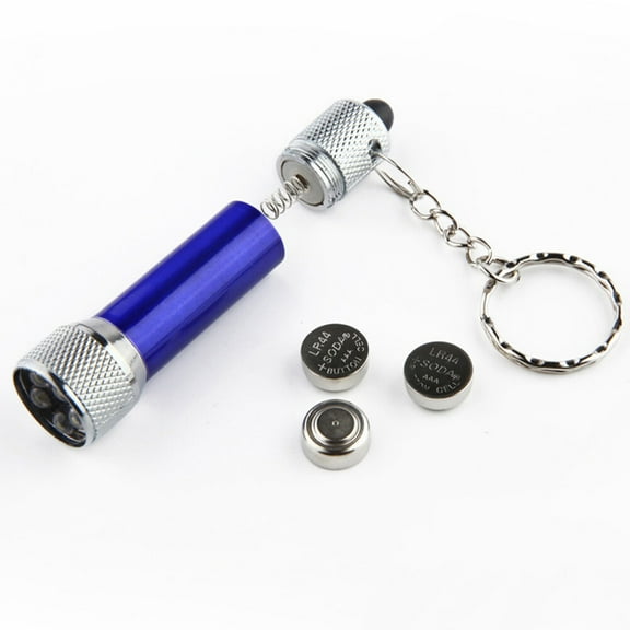 Raindrops Travel Flashlight Keychain Aluminium Alloy 10Pcs
