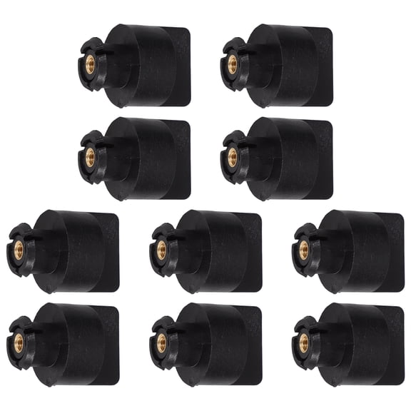 Raindrops 10 Pcs Chainsaw Accessories 3.50X2.30X2.30CM Black