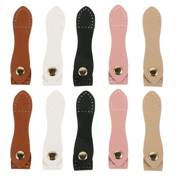 Raindrops Lightweight PU Snap Closures Sturdy Bag Connectors for Daily Use 10Pcs