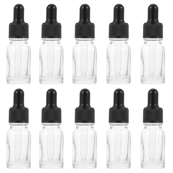 Raindrops  10 Pcs Eye Dropper Bottles for Essential Oils Travel