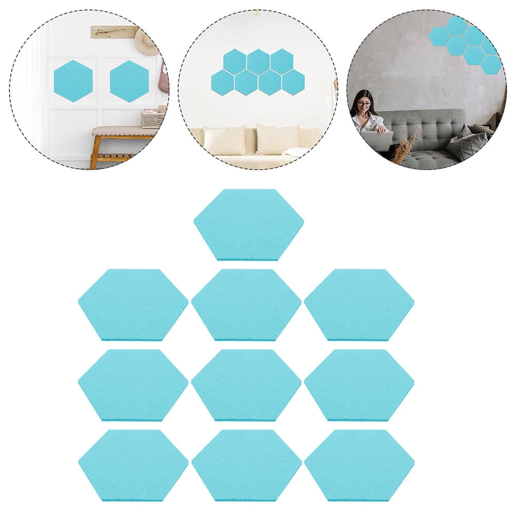 Raindrops 10 Pcs Felt Bulletin Board Tiles Backdrop Wall Sticker Small ...