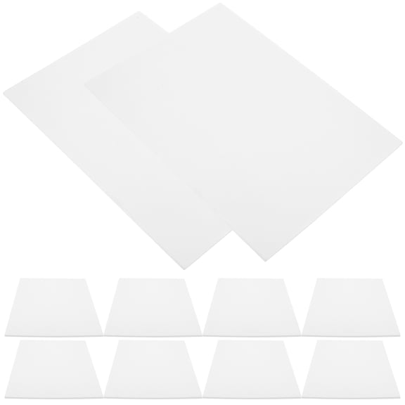 Raindrops 10 Pcs Large Blank Foam Board 30.50X21.10X0.50CM White