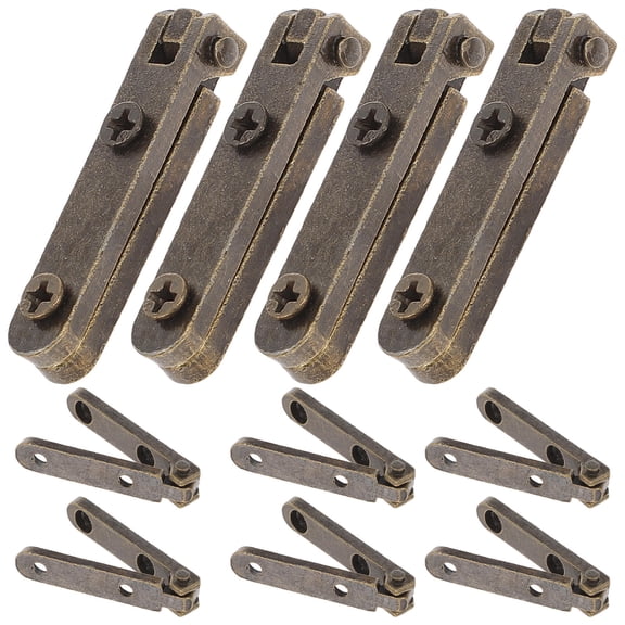 Raindrops 10 Pcs Lid Support Hinge Heavy Duty Decorative Hinges for Cabinets Small