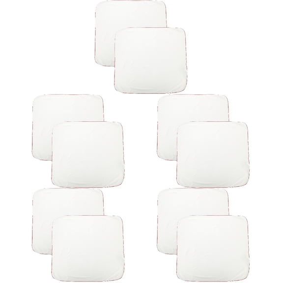 Raindrops 10 Pcs Microfiber Glass Polishing Cloths Cleaning Cloth Drying Towels for Wine Glasses Stemware Dishes