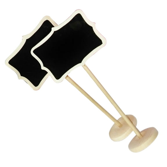 Raindrops 10 Pcs Mini Chalkboard with Base Table Top Blackboard Labels