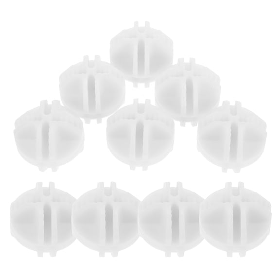 Raindrops White Plastic Wire Cube Connectors 10pcs Closet Organizer Storage Shelves Modular Cubes