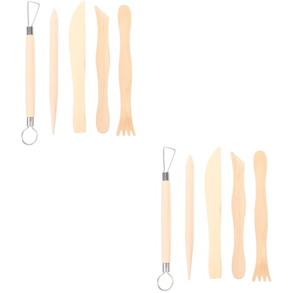Raindrops 10 Pcs Pottery Figurine Tool Clay Sculpting Tool DIY Carve Cutter Pottery Carve Making Tool for Crafting