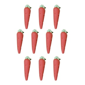 USHOBE Red Plastic Simulation Carrot Model for Decor - Realistic Design, Lovely Appearance