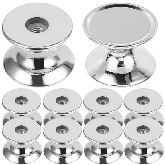 Raindrops  10 Pcs Small Cabinet Knob Dresser Knobs Key Cupboards Silver