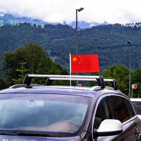 Raindrops Flag Banner Suction Cup Flag Pole Holder White Plastic 10Pcs Adhesive Flag Base