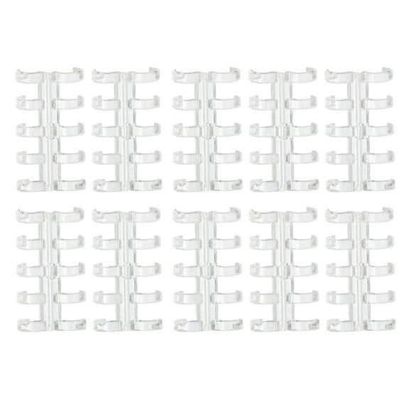 Raindrops  10 Pcs Ties Binding Segment Ring Buckle Functional Binder Rings