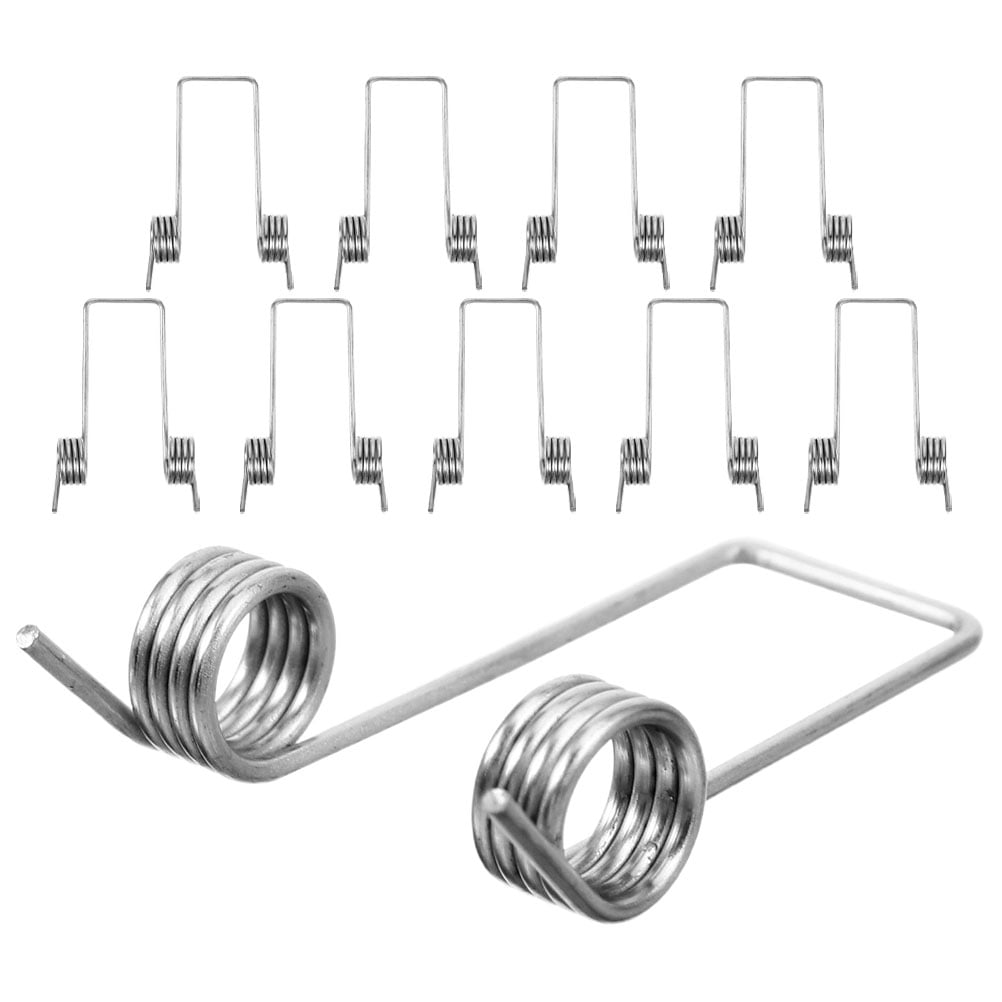 Inverted Spring Can Raindrops 10 Pcs Trash Can Lid Torsional Spring Replace Wire Springs ...