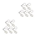 thumbnail image 1 of Raindrops 10 Pcs  Violin Shaped Pendant Musical Instrument Key Chain Pendant Key Decor, 1 of 8
