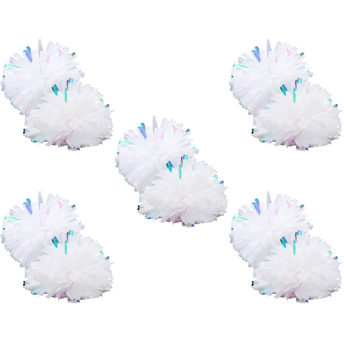 LABRIMP cate Cheerleader Pom Poms Eye-Catching for Game Playing 10Pcs