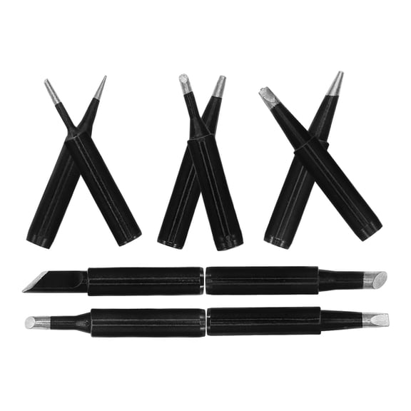 CHICHUMID ering Iron Tips Black ering Iron Tips Black 10Pcs