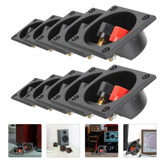 Raindrops 10 Pcs Wire Terminals Speaker Audio Junction Box Professional Accessory