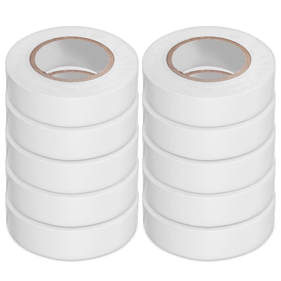 Raindrops 10 Rolls Electrical Tape Insulation Tape Strong Adhesive Electric Wire Tape Electric Tape Wire Harness Tape Electrician Tool 20m