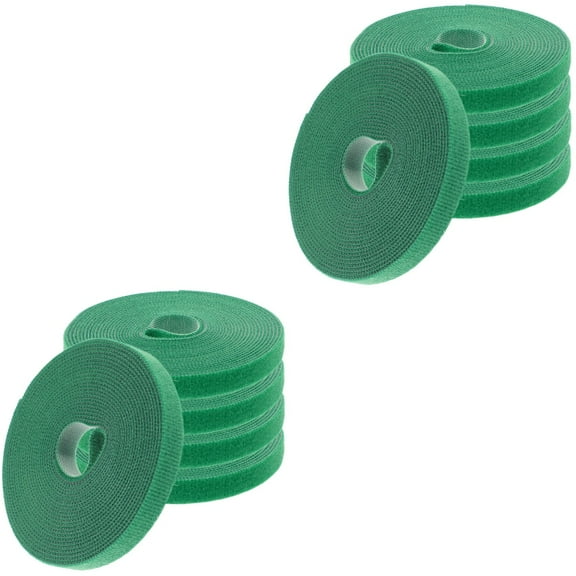 Raindrops 10 Rolls of Self Adhesive Hook And Loop Tape Plant Fixing Tape Garden Tapes